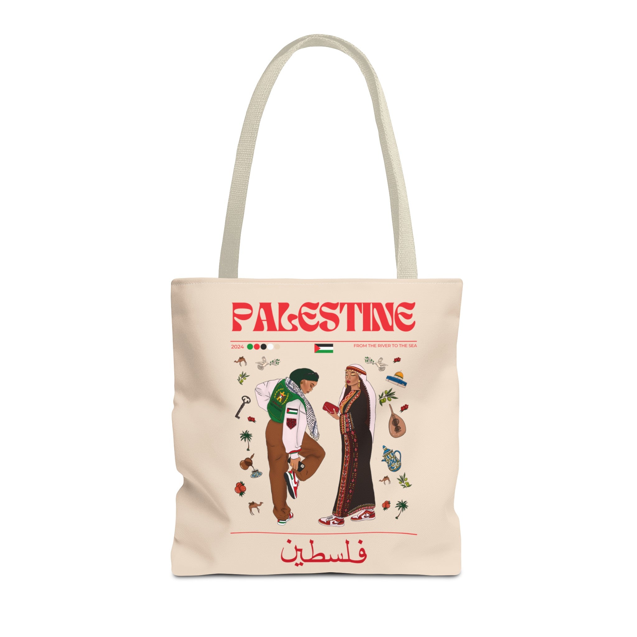 Palestine x Streetwear Tote Bag